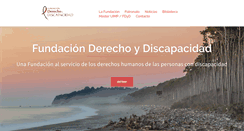 Desktop Screenshot of fderechoydiscapacidad.es